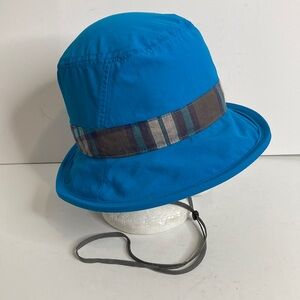 Outdoor Research Hat Womens Small Blue Sunbreak Spring Ring Sun Hat Packable